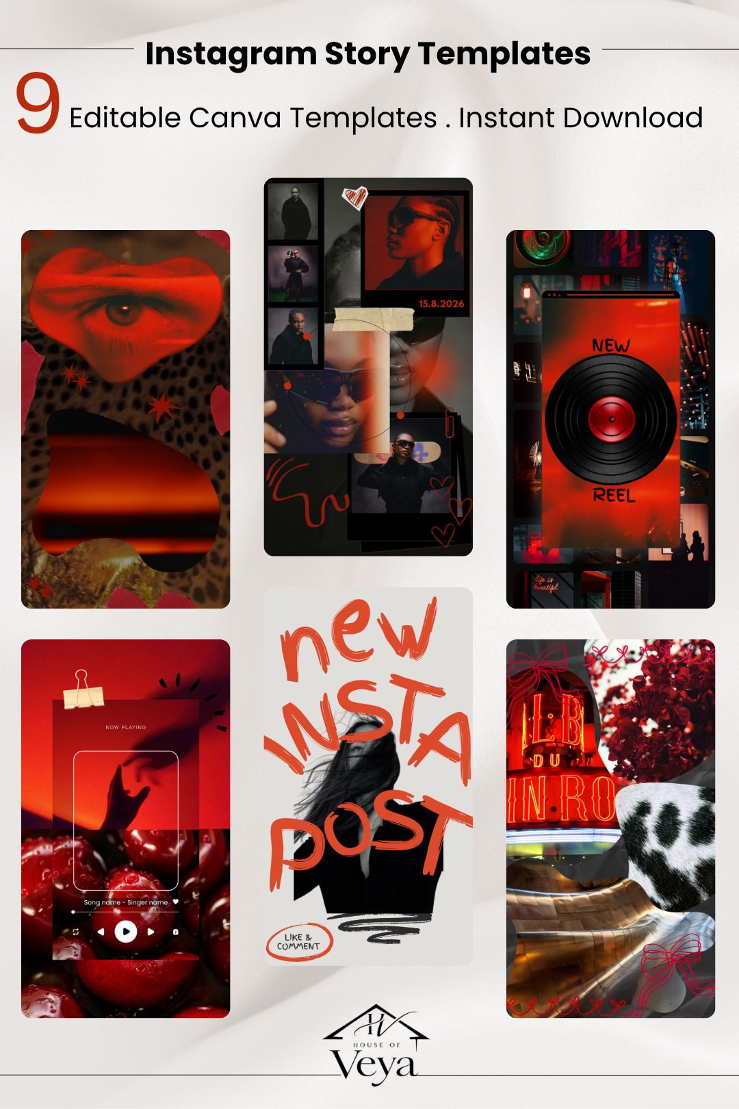 9 Instagram Story Canva Templates (Editable + Instant Download)